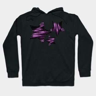 Purple Lightening Fractal Art Hoodie